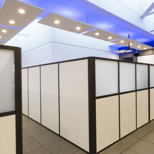 bureaux et salles de réunions, cloisons modulaires
